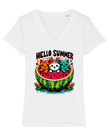cu pisici in vacanță - Hello summer White