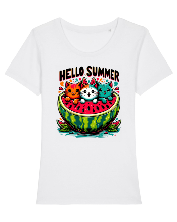 cu pisici in vacanță - Hello summer White