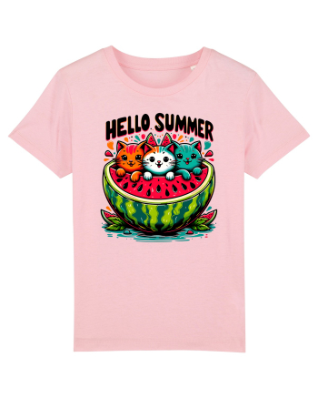 cu pisici in vacanță - Hello summer Cotton Pink