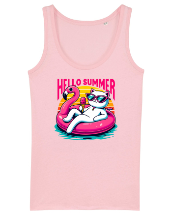 cu pisici in vacanță - Hello summer v2 Cotton Pink