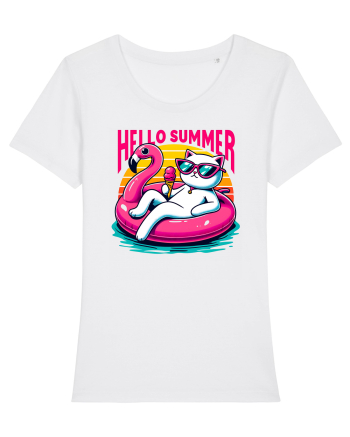 cu pisici in vacanță - Hello summer v2 White