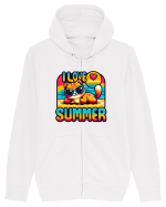 cu pisici in vacanță - I love summer Hanorac cu fermoar Unisex Connector