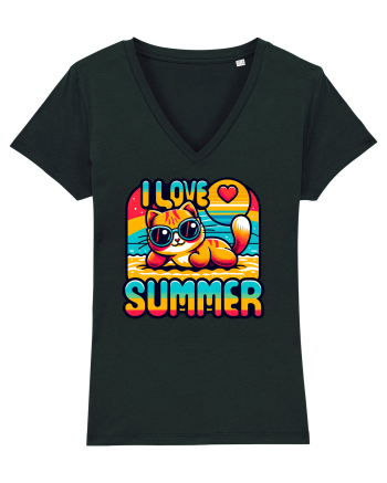 cu pisici in vacanță - I love summer Black