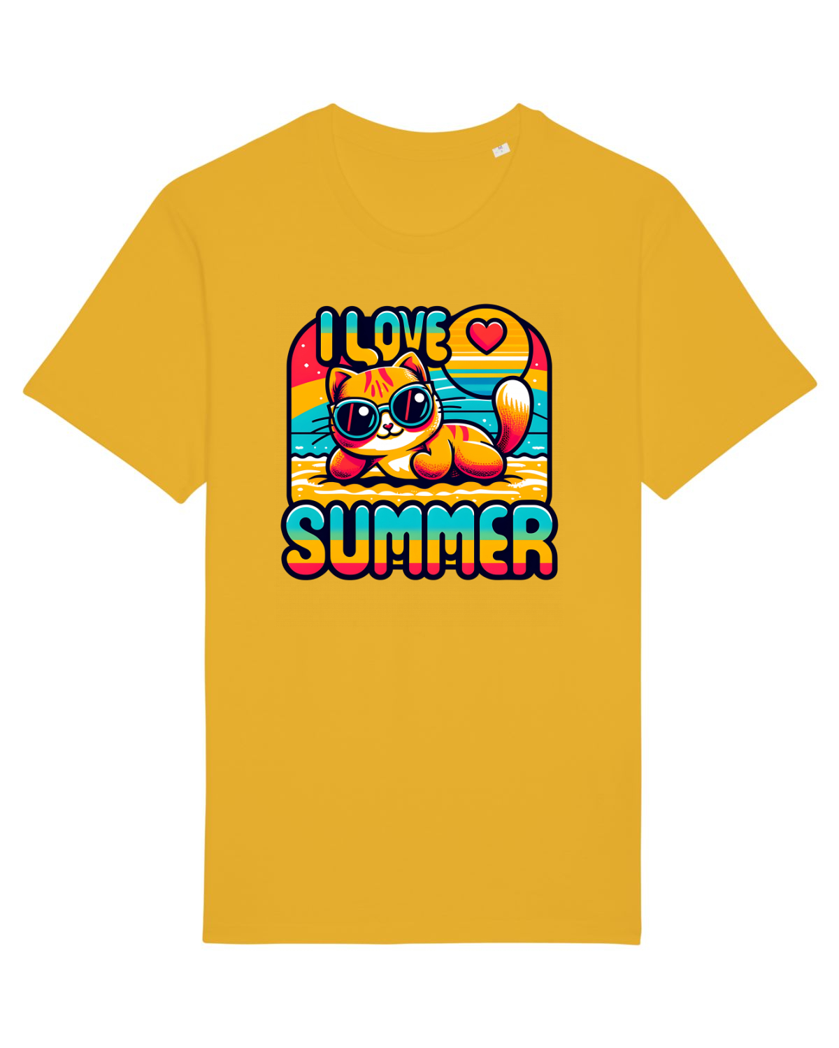Tricou mânecă scurtă Unisex Rocker Spectra Yellow