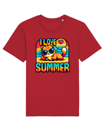 cu pisici in vacanță - I love summer Red