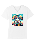 cu pisici in vacanță - Just mix it Tricou mânecă scurtă guler V Bărbat Presenter
