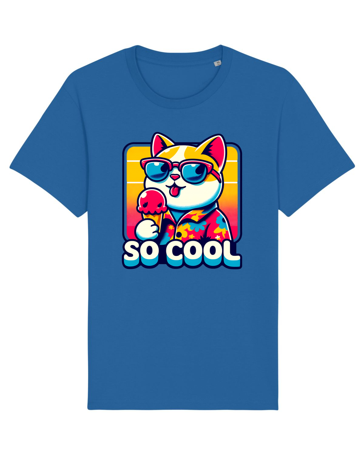 Tricou mânecă scurtă Unisex Rocker Royal Blue