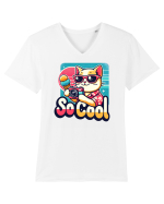 cu pisici in vacanță - So cool v2 Tricou mânecă scurtă guler V Bărbat Presenter