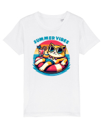 cu pisici in vacanță - Summer vibes Tricou mânecă scurtă  Copii Mini Creator