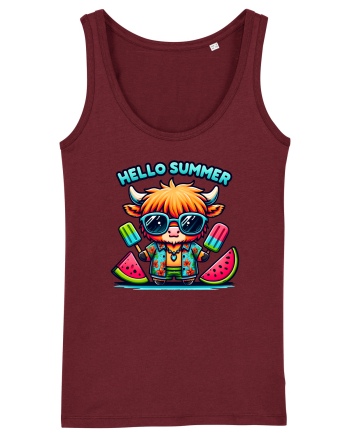 Hello summer - Bizonul stilat Burgundy