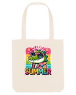 Hello summer - Crocodilul in vacanță Sacoșă textilă