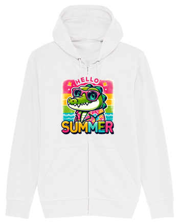 Hello summer - Crocodilul in vacanță White