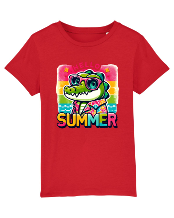 Hello summer - Crocodilul in vacanță Red