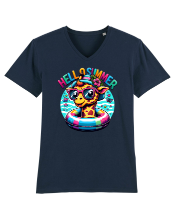 Hello summer - Girafa de piscină French Navy