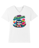 Hello summer - Arici Pogonici Tricou mânecă scurtă guler V Bărbat Presenter