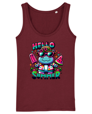 Hello summer - Hipopotamul pofticios Burgundy