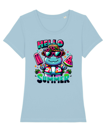 Hello summer - Hipopotamul pofticios Sky Blue