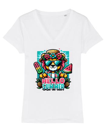Hello summer - Leu paraleu White