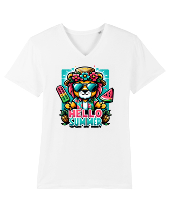 Hello summer - Leu paraleu White