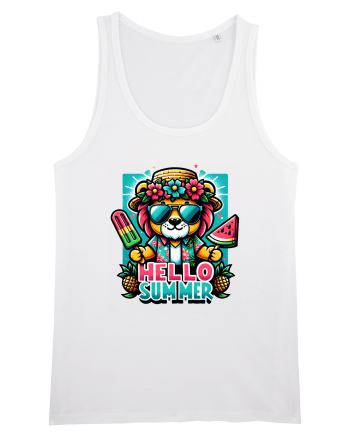 Hello summer - Leu paraleu White
