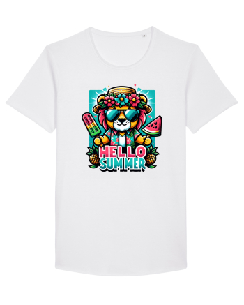 Hello summer - Leu paraleu White