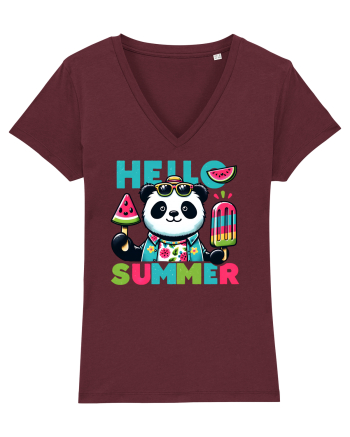 Hello summer - Cum fu panda Burgundy