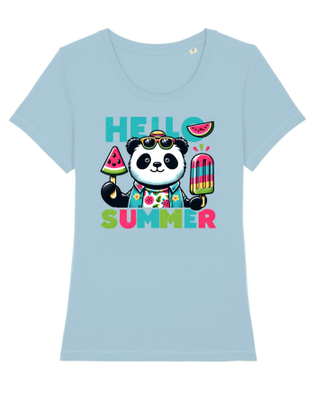 Hello summer - Cum fu panda Sky Blue