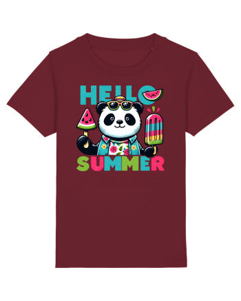 Hello summer - Cum fu panda Burgundy