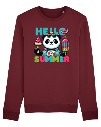 Hello summer - Cum fu panda Burgundy