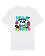 Hello summer - Cum fu panda Tricou mânecă scurtă Unisex Rocker
