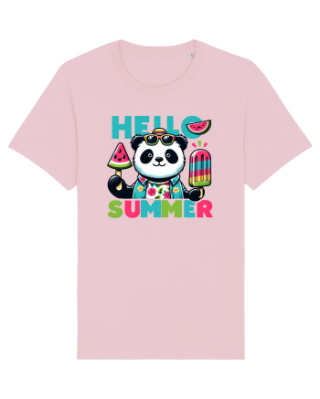 Hello summer - Cum fu panda Cotton Pink