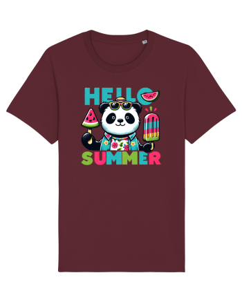 Hello summer - Cum fu panda Burgundy