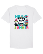 Hello summer - Cum fu panda Tricou mânecă scurtă guler larg Bărbat Skater