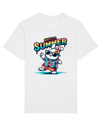 Hello summer - Rică Iepurică White