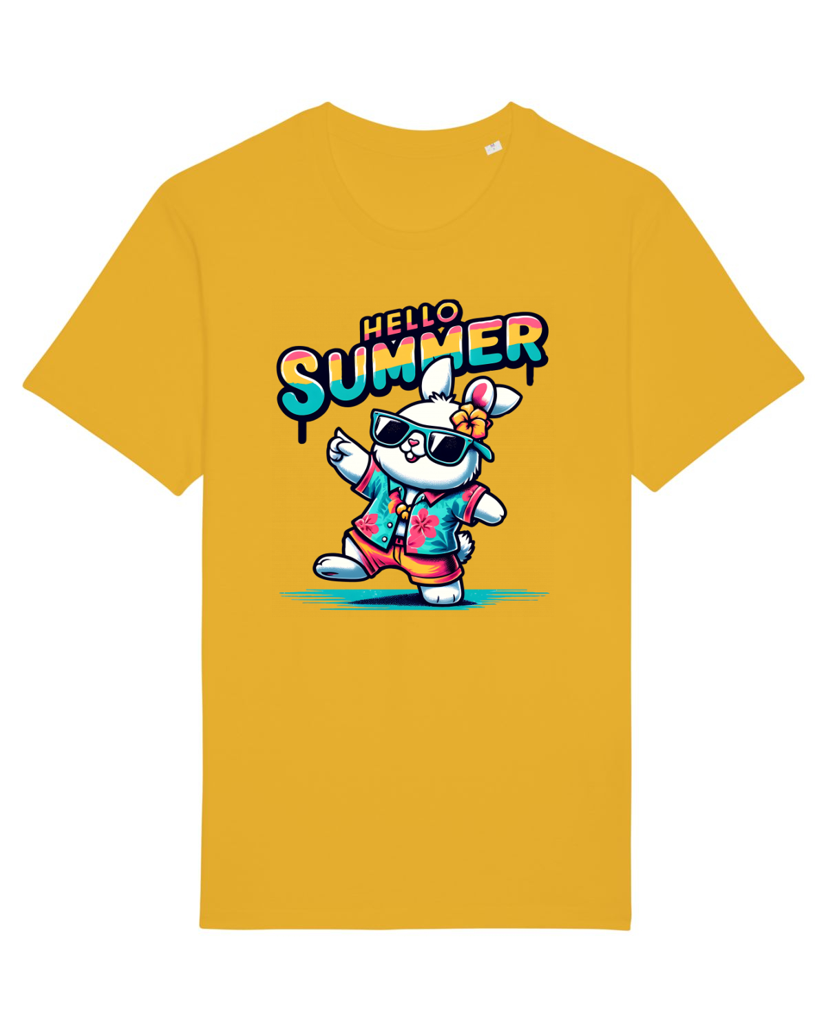 Tricou mânecă scurtă Unisex Rocker Spectra Yellow