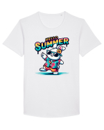 Hello summer - Rică Iepurică Tricou mânecă scurtă guler larg Bărbat Skater
