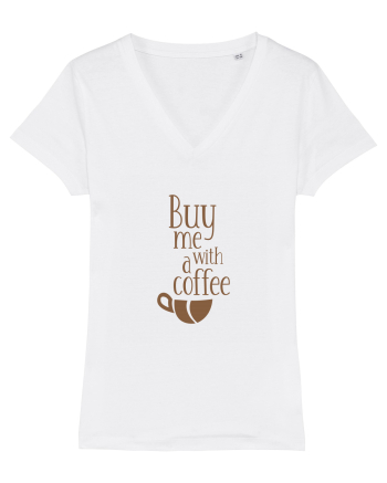 Buy Me With a Coffee White