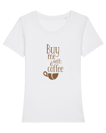 Buy Me With a Coffee White