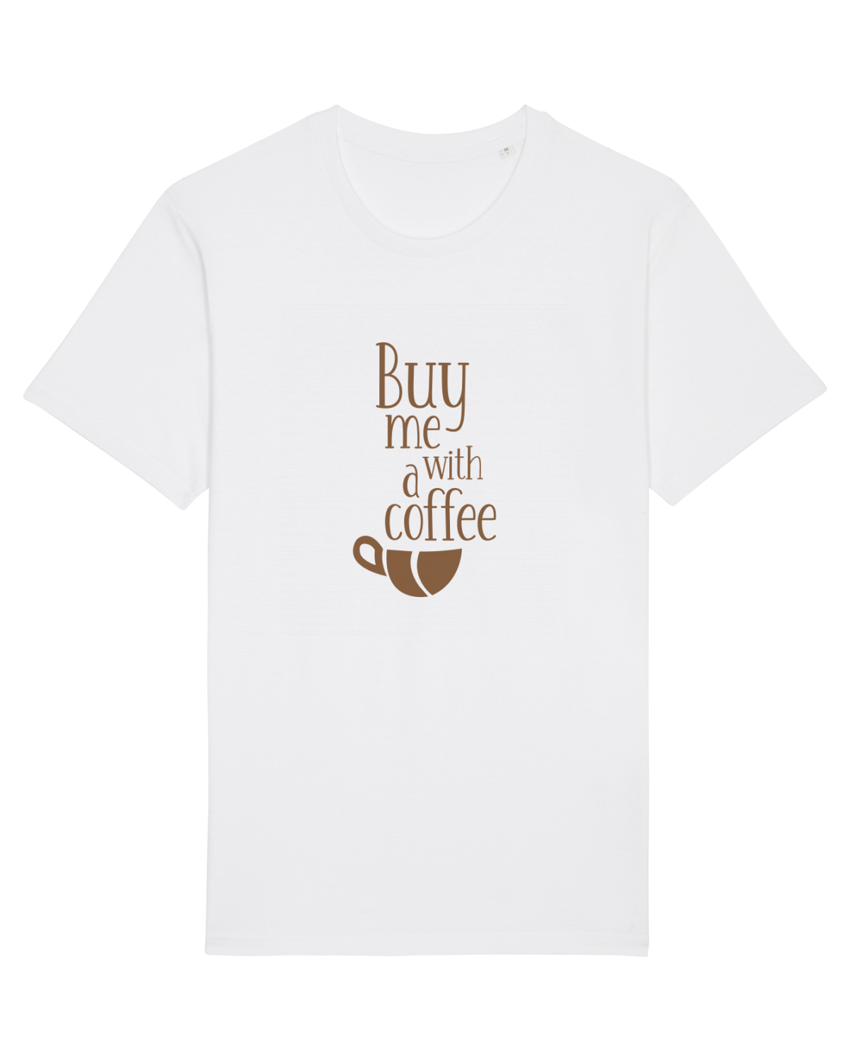 Tricou mânecă scurtă Unisex Rocker White