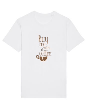 Buy Me With a Coffee White