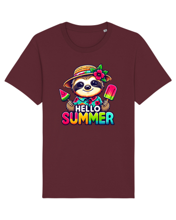 Hello summer - Leneșul cel vrednic Burgundy