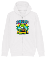 Hello summer - Broscuță draguță Hanorac cu fermoar Unisex Connector