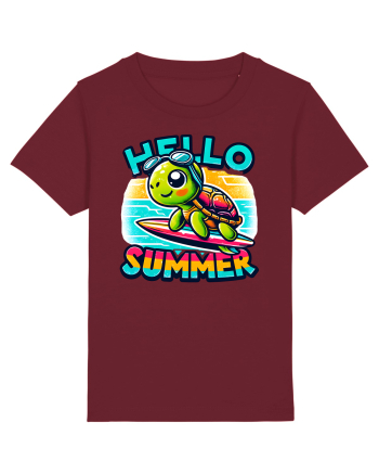 Hello summer - Țestoasă surfoasă Burgundy