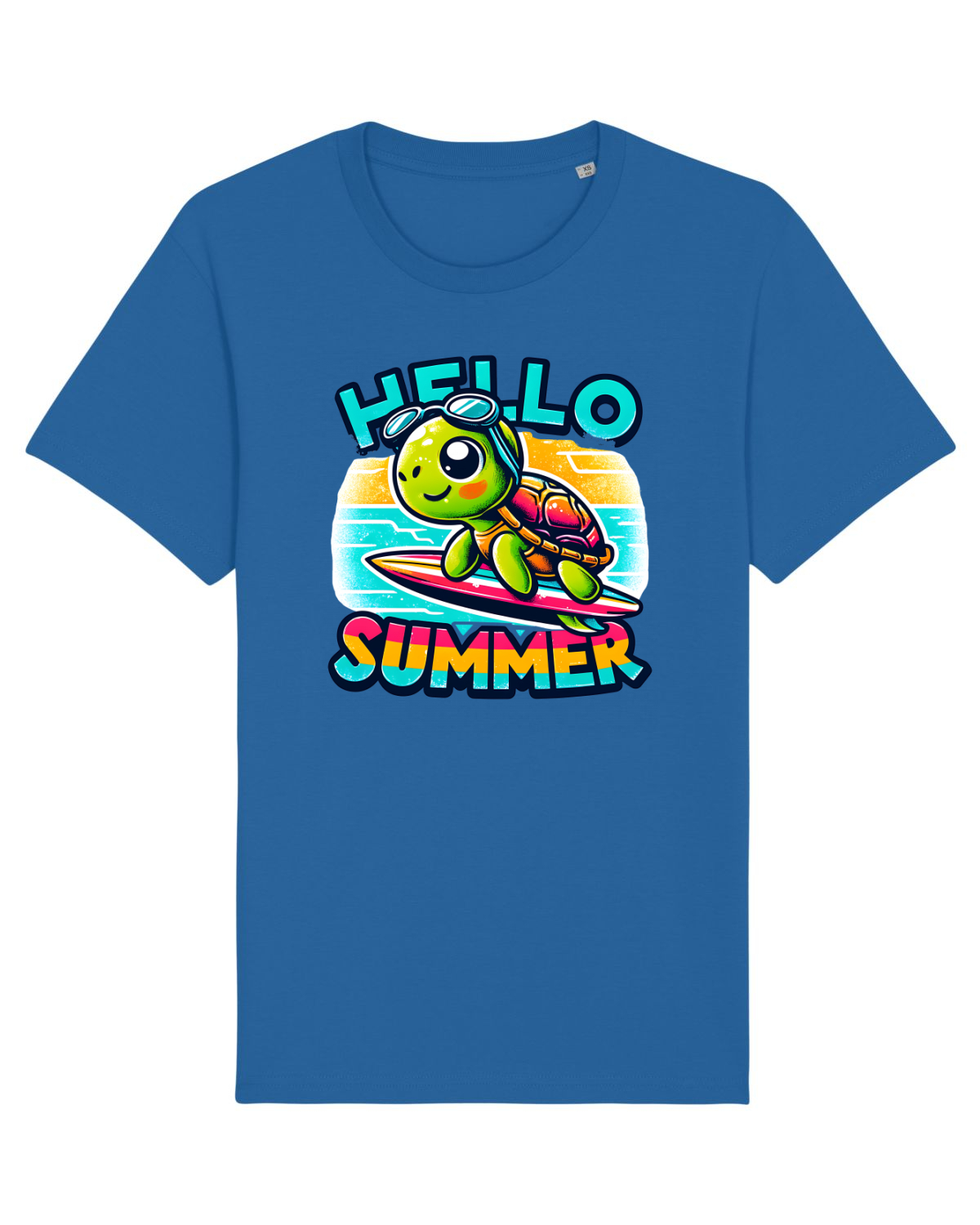 Tricou mânecă scurtă Unisex Rocker Royal Blue