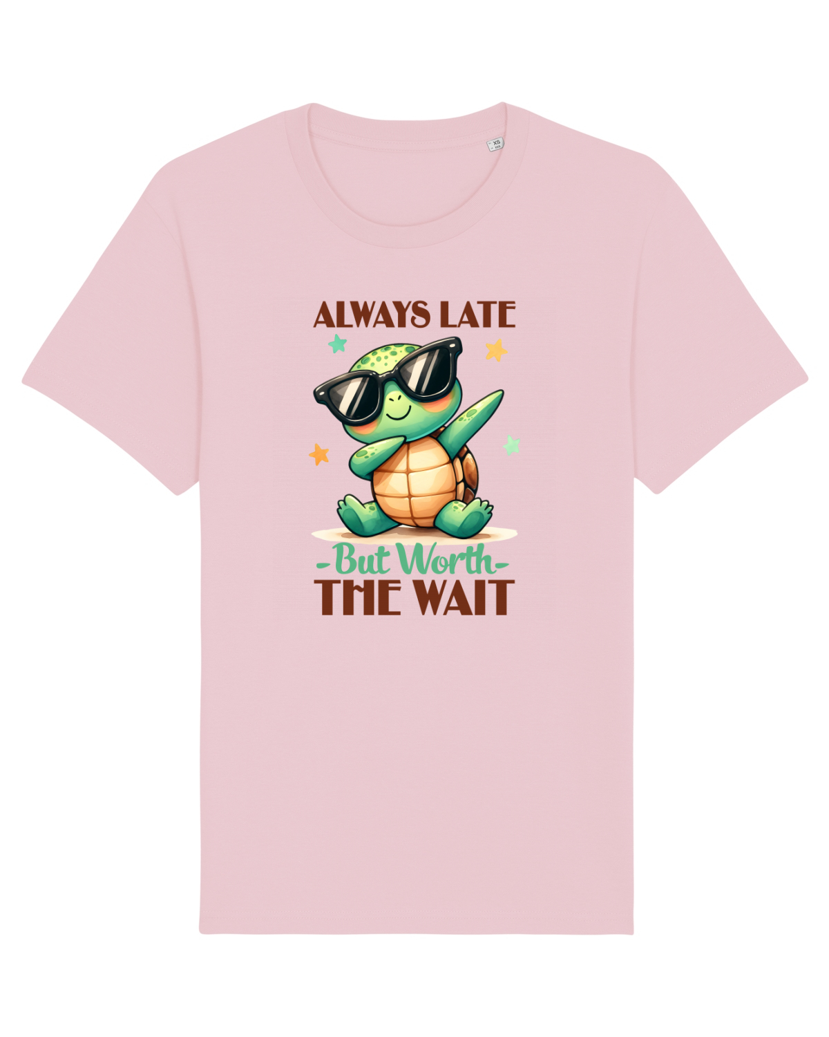 Tricou mânecă scurtă Unisex Rocker Cotton Pink