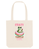 pentru iubitorii de țestoase - Crazy turtle girl Sacoșă textilă