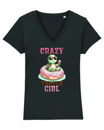 pentru iubitorii de țestoase - Crazy turtle girl Black