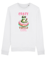 pentru iubitorii de țestoase - Crazy turtle girl Bluză mânecă lungă Unisex Rise