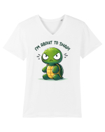 pentru iubitorii de țestoase - I am about to snap Tricou mânecă scurtă guler V Bărbat Presenter