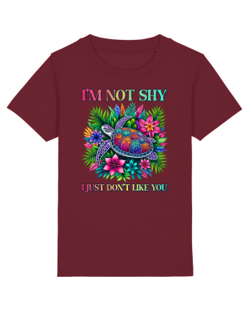 pentru iubitorii de țestoase - I am not shy Burgundy